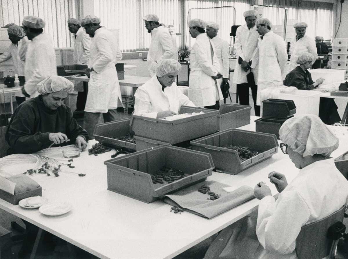 Oriplast Produktionsräume 90er Jahre